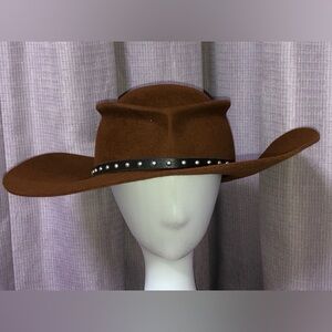 Gladys Tamez millinery boater hat